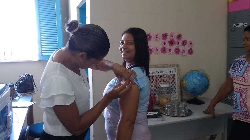 Camacã: Campanha de Vacinação contra Influenza (Gripe) alcança professores da rede pública 
